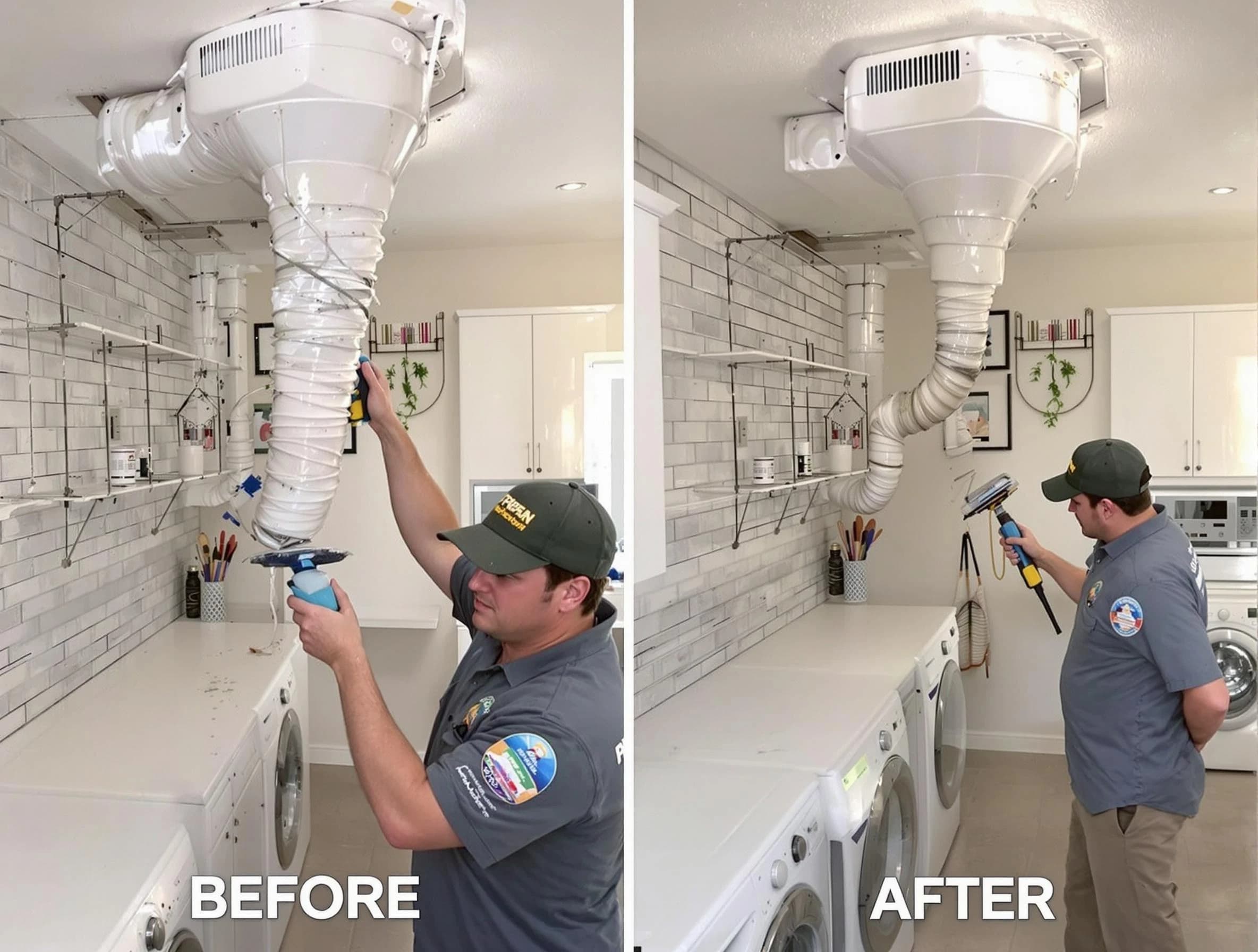 Professional dryer exhaust vent cleaning by Grantsville Dryer Vent Cleaning in Grantsville