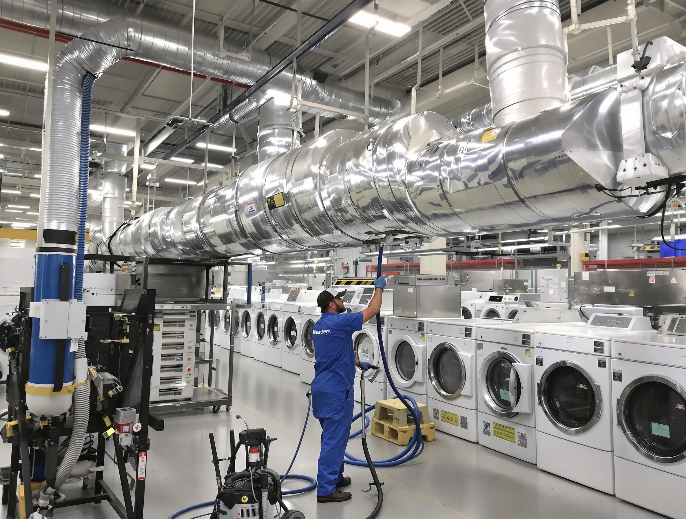 Grantsville Dryer Vent Cleaning team performing heavy-duty industrial dryer vent cleaning in Grantsville