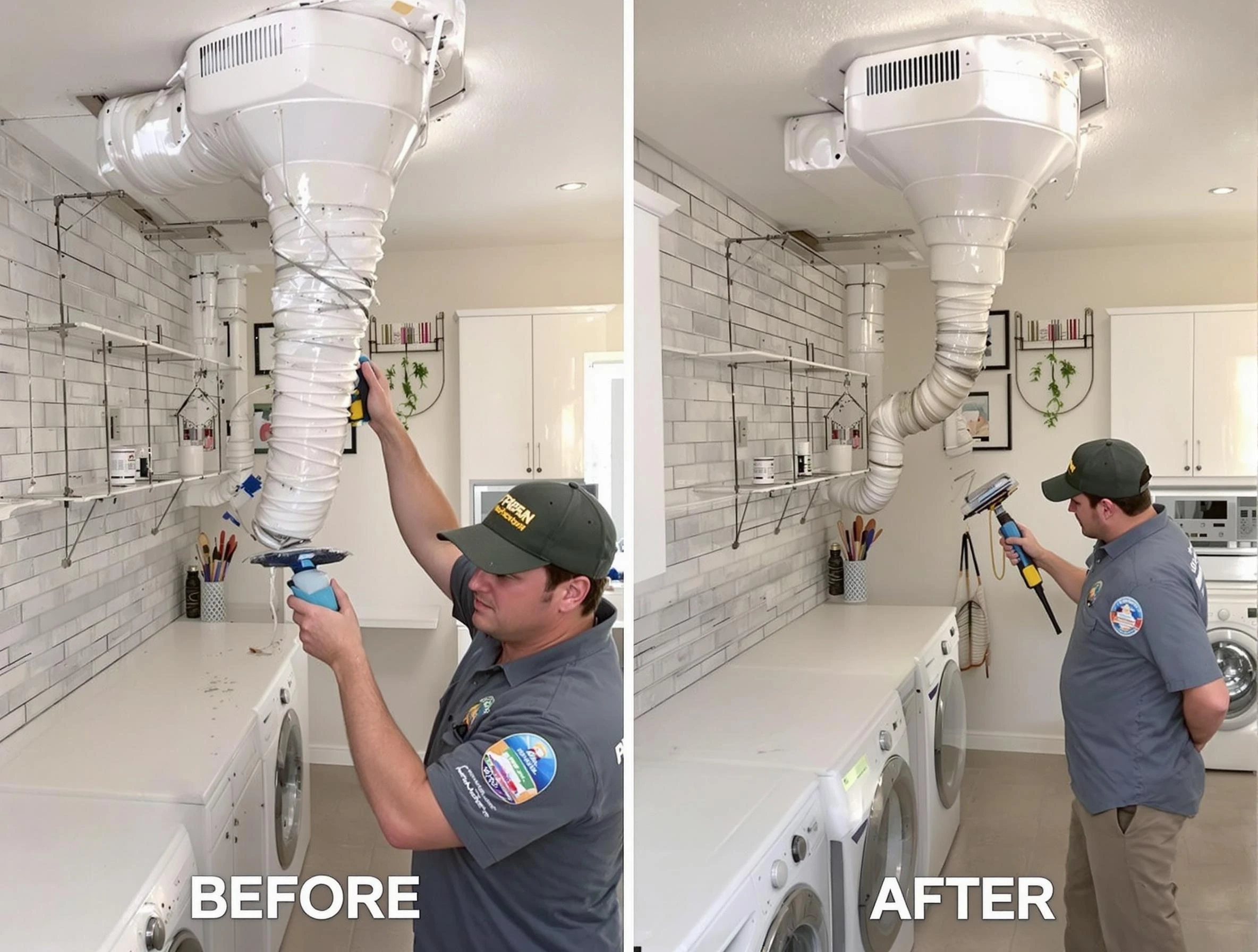 Professional dryer exhaust vent cleaning by Grantsville Dryer Vent Cleaning in Grantsville