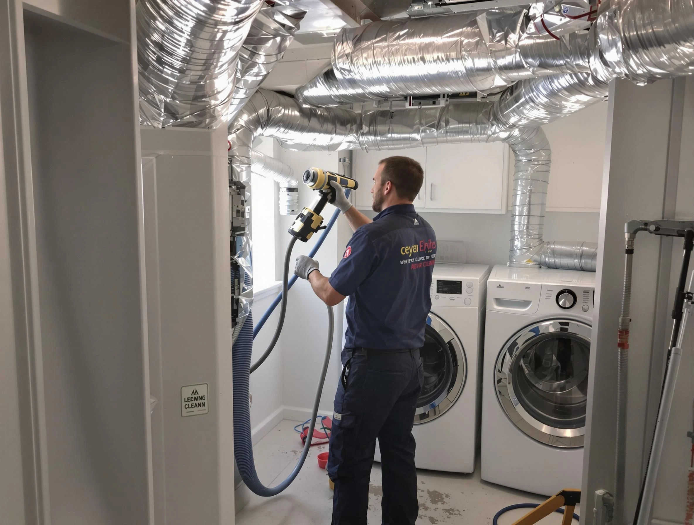 Grantsville Dryer Vent Cleaning specialist using advanced equipment for thorough duct cleaning in Grantsville
