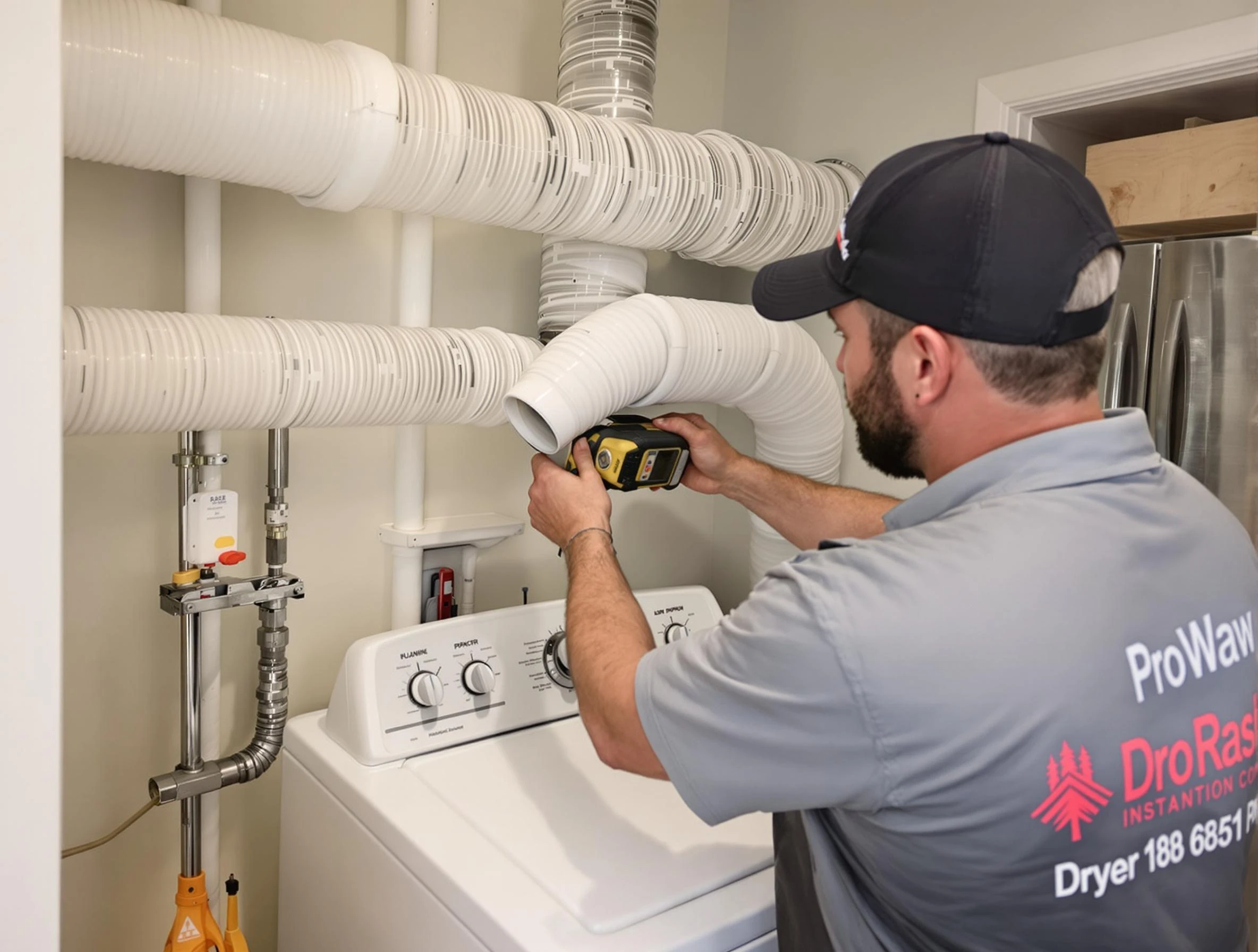 Professional dryer vent hose installation by Grantsville Dryer Vent Cleaning in Grantsville